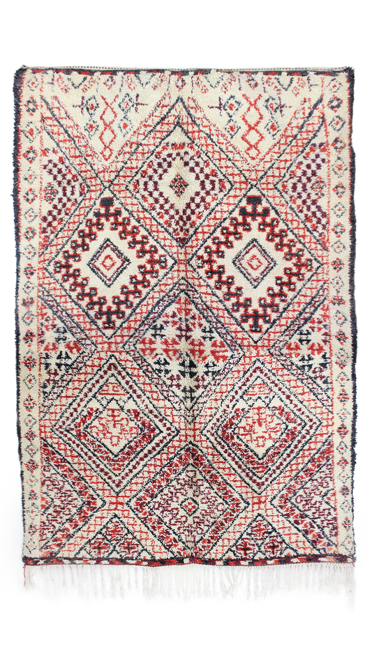 Vintage Beni Ourain - Marokkanischer Berber Teppich - 280 x 190