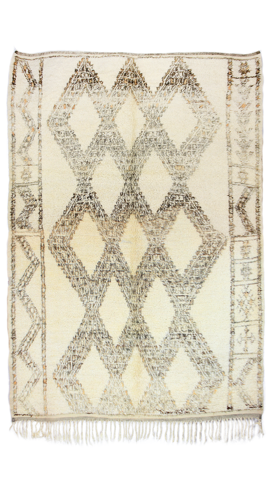 Vintage Beni Ourain - Marokkanischer Berber Teppich - 290 x 204