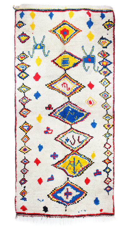 luke-angels - Teppich - Azilal - Azilal - Marokkanischer Berber Teppich - 270 x 135